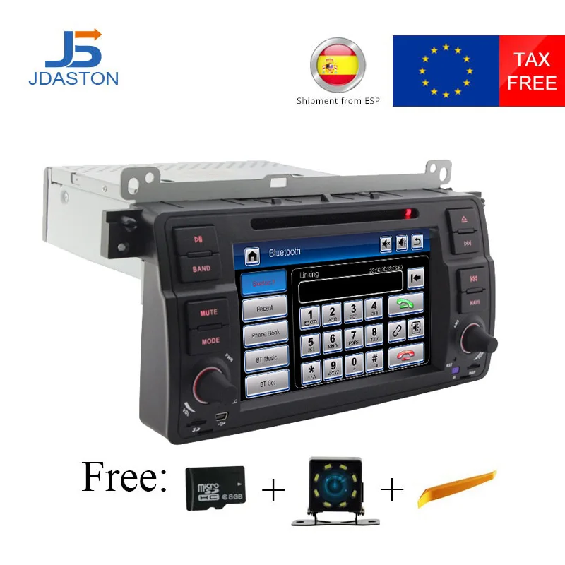 

JDASTON Car DVD player For BMW E46 M3 MG ZT Rover 75 GPS Navigation One Din Car Radio Stereo Audio Multimedia Canbus Map USB SD