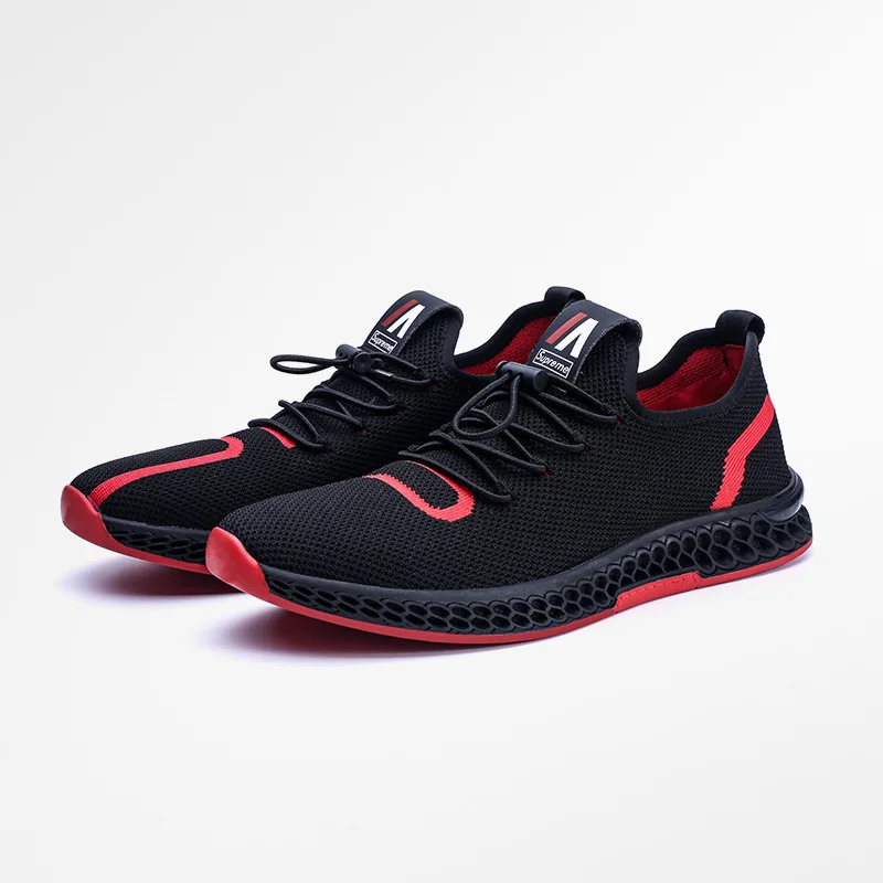 JINBEILEE Men's Flying Woven Running Shoes Spring New Trend Breathable Casual Shoes Comfortable Non-slip Shoes Men JINBEILEE Men's Flying Woven Running Shoes Spring New Trend Breathable Casual Shoes Comfortable Non-slip Shoes Men