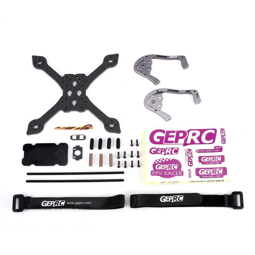 

GEPRC MX3 FPV Frame 139mm MXS3 with RGB LED 3K Carbon Fiber Frame 3mm Thickness Support Aircraft Brone accessories