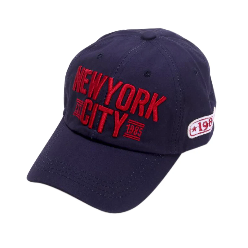 

Spring And Summer New Embroidery Letters NEW YORK CITY Baseball Cap Men's Fashion Baseball Cap Washed Cotton Hat Visor Cap