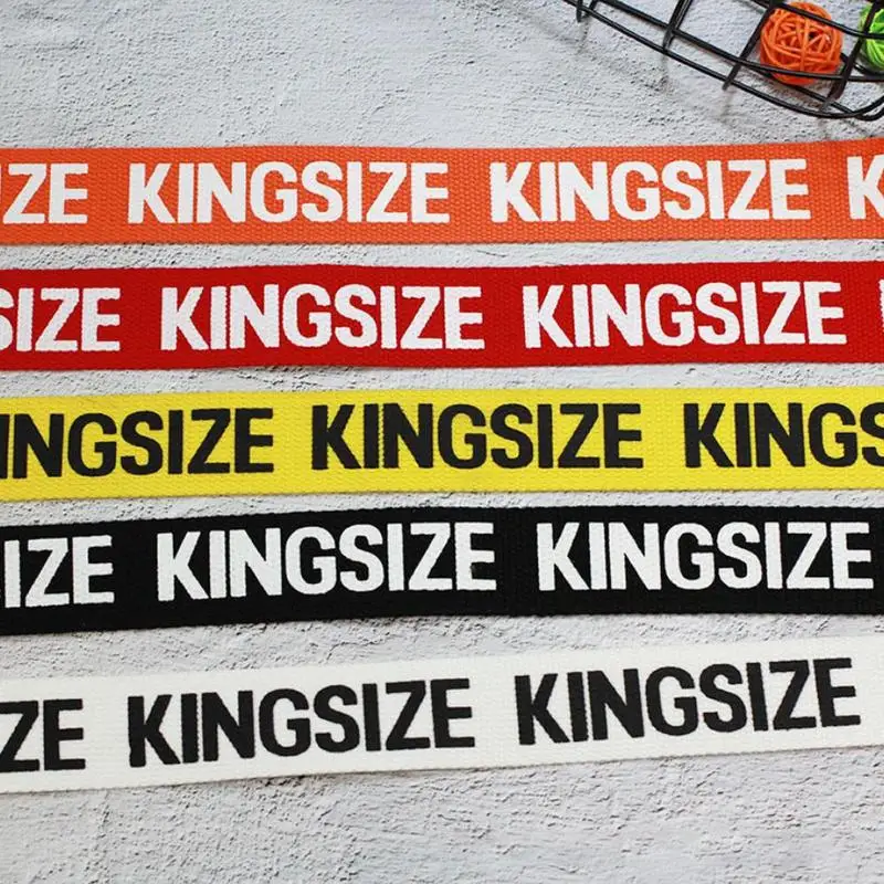 Женский ремень KINGSIZE красный с принтом в виде букв|Женские ремни| |