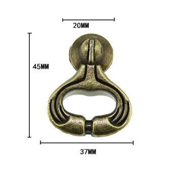 

Bronze Vintage Round Ring Furniture Door Pull Handle,Chinese Zinc Alloy Cabinet Dresser Drawer Knobs Handle,20*45mm,8Pcs