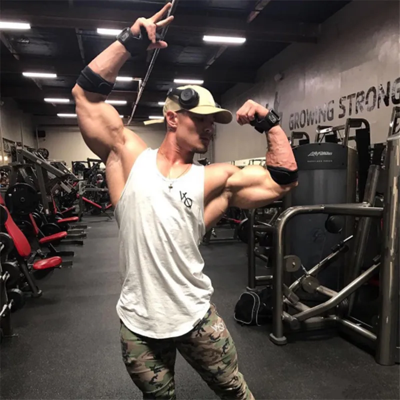 2018 GymTank топы для мужчин фитнес жилеты Спортивная майка без рукавов жилет