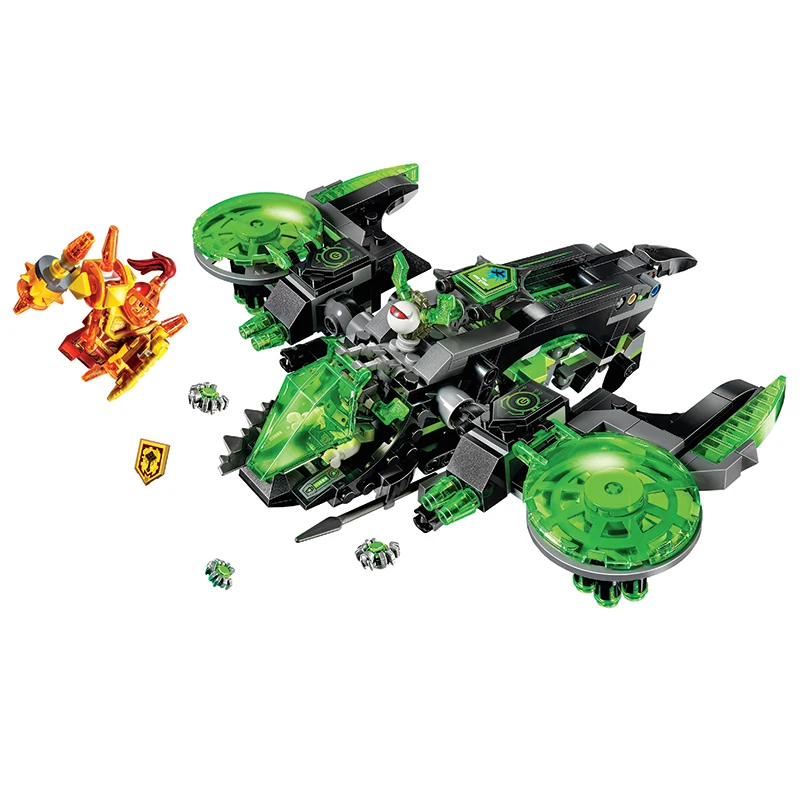 Bela совместимый конструктор legoe Nexus Nexo Knights 72003 386 шт. Berserker Bomber строительные блоки