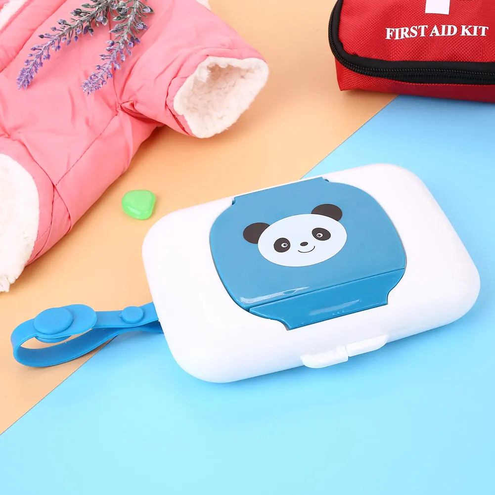 Wet Tissue Box Plastic Automatic Case Real Tissue Case Baby Wet Wipes