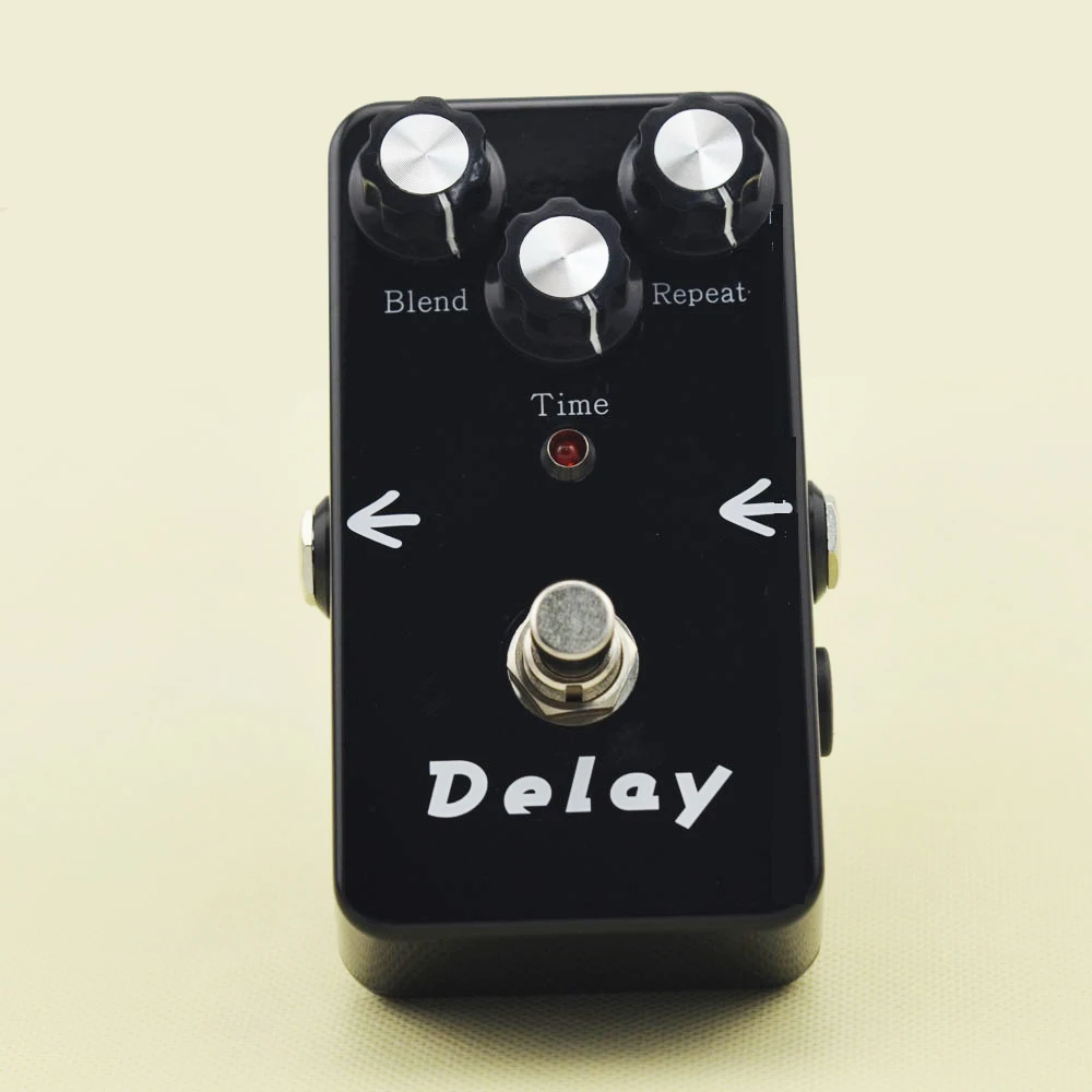 Electronic Analog Delay Electric Guitarra Guitar Effect Black Pedal 