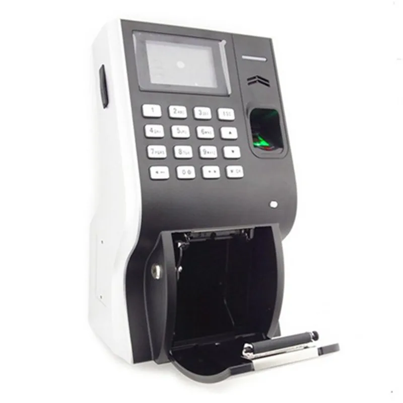 

2016 hot selling !fingerprint time attendance with bulit-in printer