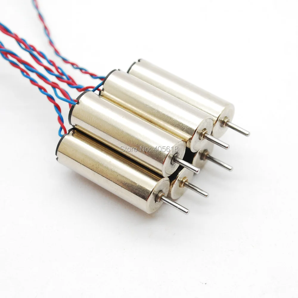 5 Pcs DC 4.2V 46500RPM 6x14mm Mini Coreless Motor for DIY RC Aircraft
