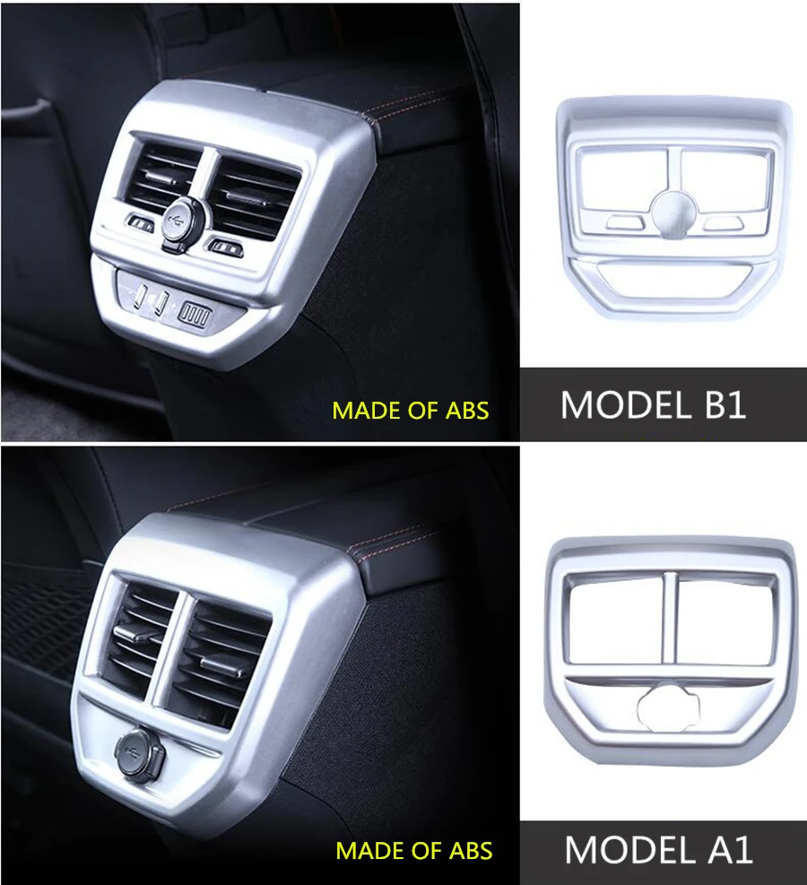 Подлокотник коробка задний Кондиционер AC Vent внешний молдинг крышка комплект Отделка 1 шт. аксессуары для peugeot 3008 3008GT