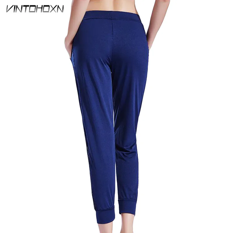 Women Sports Yoga Pants Long Running Workout Sweatpants High Waist