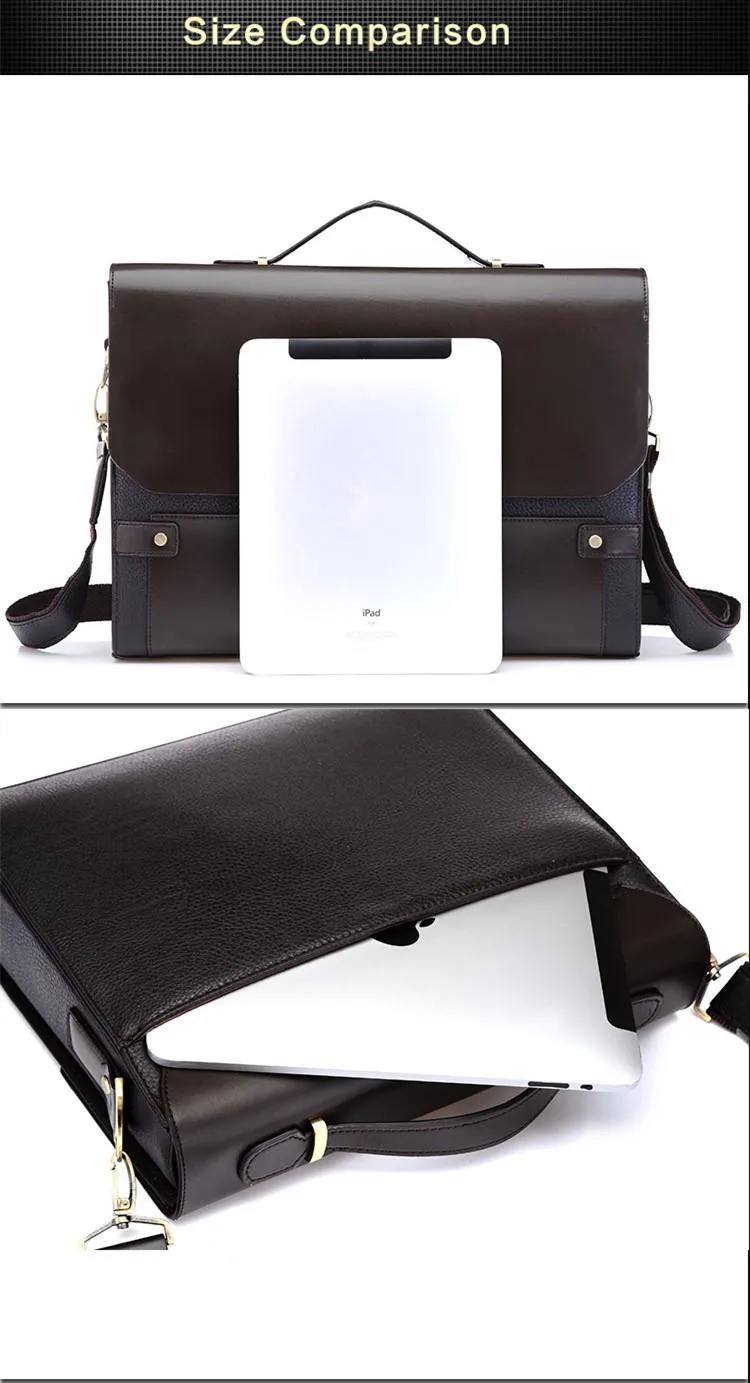 Мужская сумка для ноутбука из искусственной кожи, мужские портфели, высокое качество, сумка-тоут, деловая сумка, мужская сумка