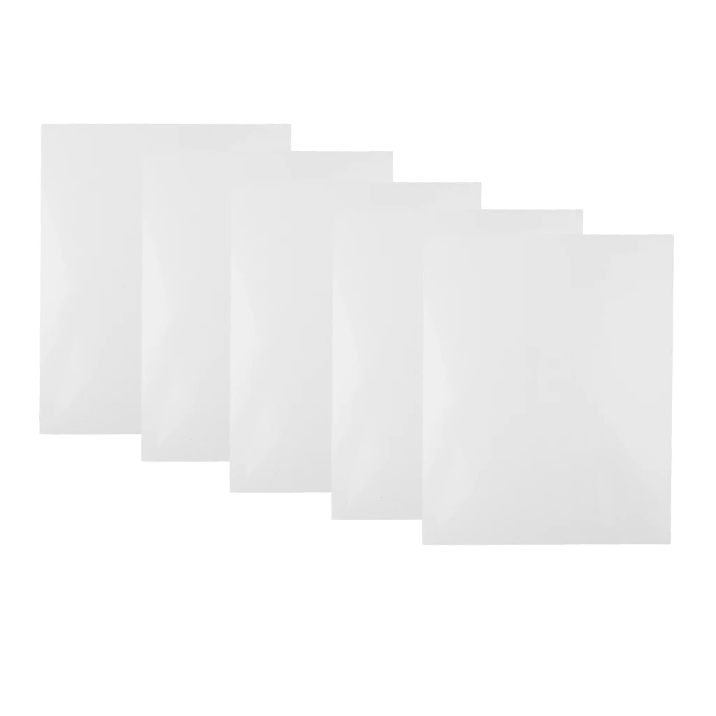 5PCS ABS Sheet Model Craft Plate for DIY Sand Table Scene or RC Aircraft Boat Body Parts Multi Size 2 Colors