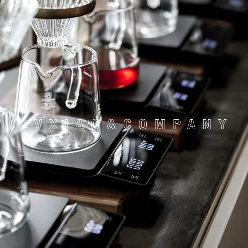  CAFEDE KONA Digital Kitchen Scale 3kg/0.1g Electronic Scale with Timer Coffee Drip Scale household  - 33001466478