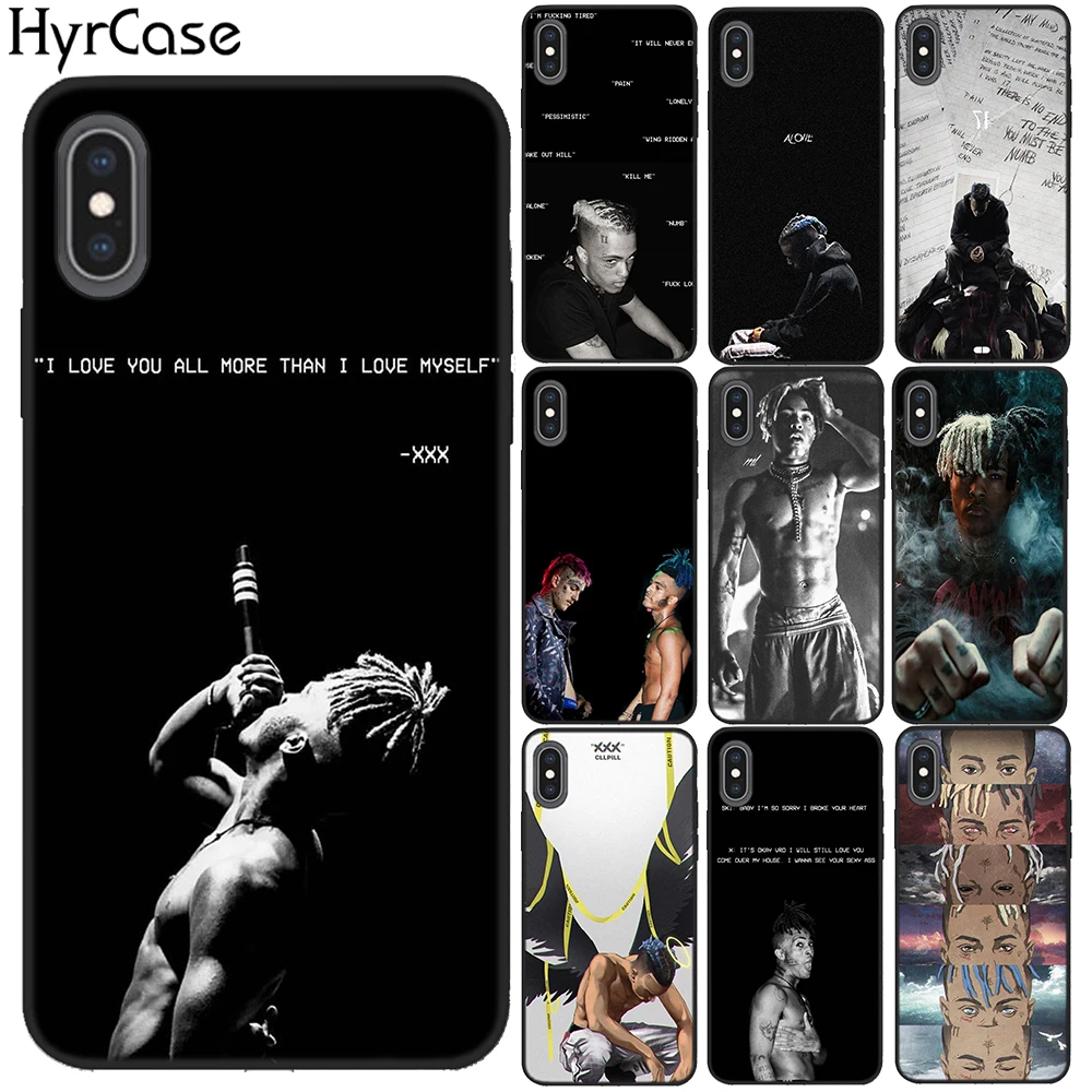 

Phone Cases Xxxtentacion Mode For iPhone 11 Pro Max X 6 7 8 Plus 5 5S 6S SE Soft Silicone XXX Black Cover For iPhone XS Max XR
