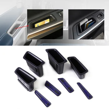 

beler Black 4pcs Front+ Rear Door Container Armrest storage box For VOLVO XC60 2008 2009 2010 2011 2012 2013 2014 2015