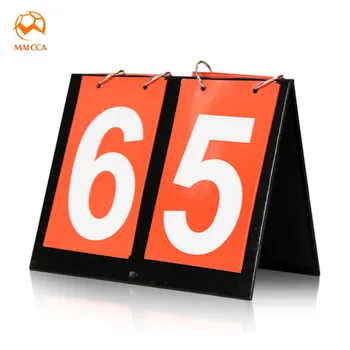 

MAICCA scoreboard 2 digit For Table tennis Football score board Portable tennis Cloth Sports referee scoreboards
