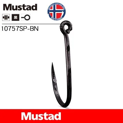 Mustad рыболовные крючки 10757SP BN двойная колючая рыболовная приманка снасти Pesca 1 # 7