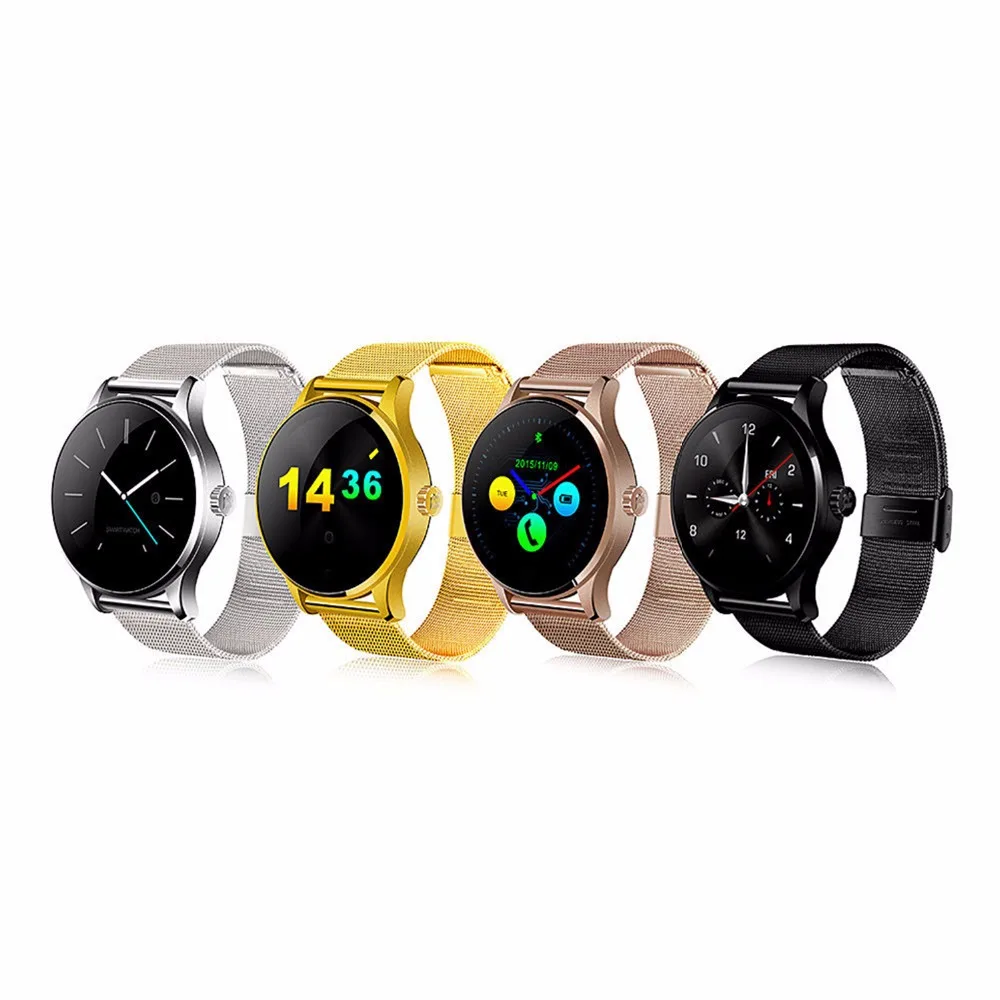 Smarcent K88H Smart Watch Track Wristwatch Bluetooth Heart Rate Monitor Pedometer Dialing Smartwatch Phone For Android IOS