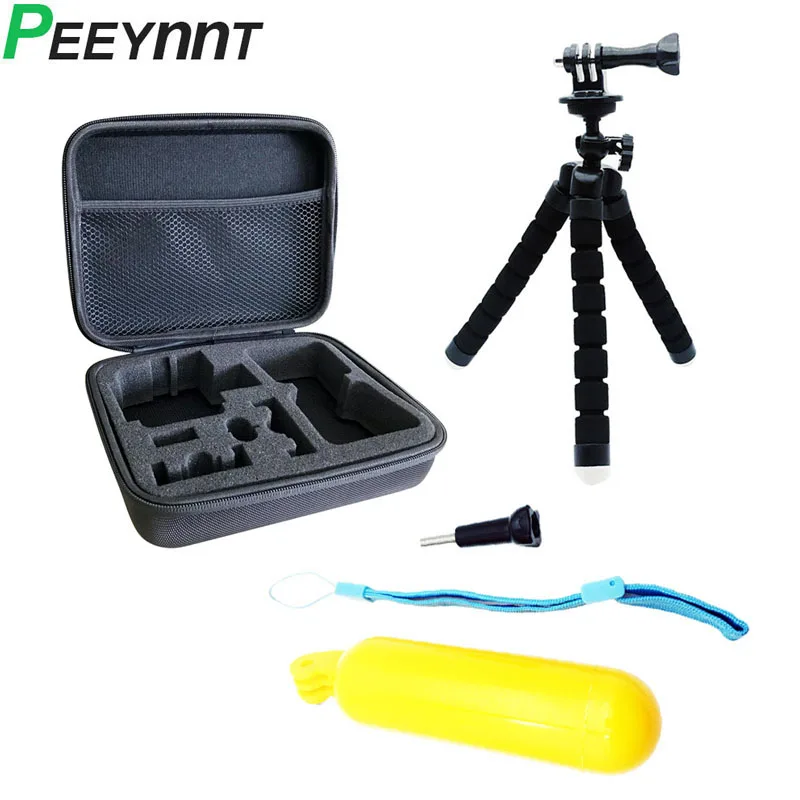 Peeynnt для Gopro аксессуары Go pro 7 6 5 4 4s 3 штатив сумка хранения Чехол крепление Xiaomi Yi K