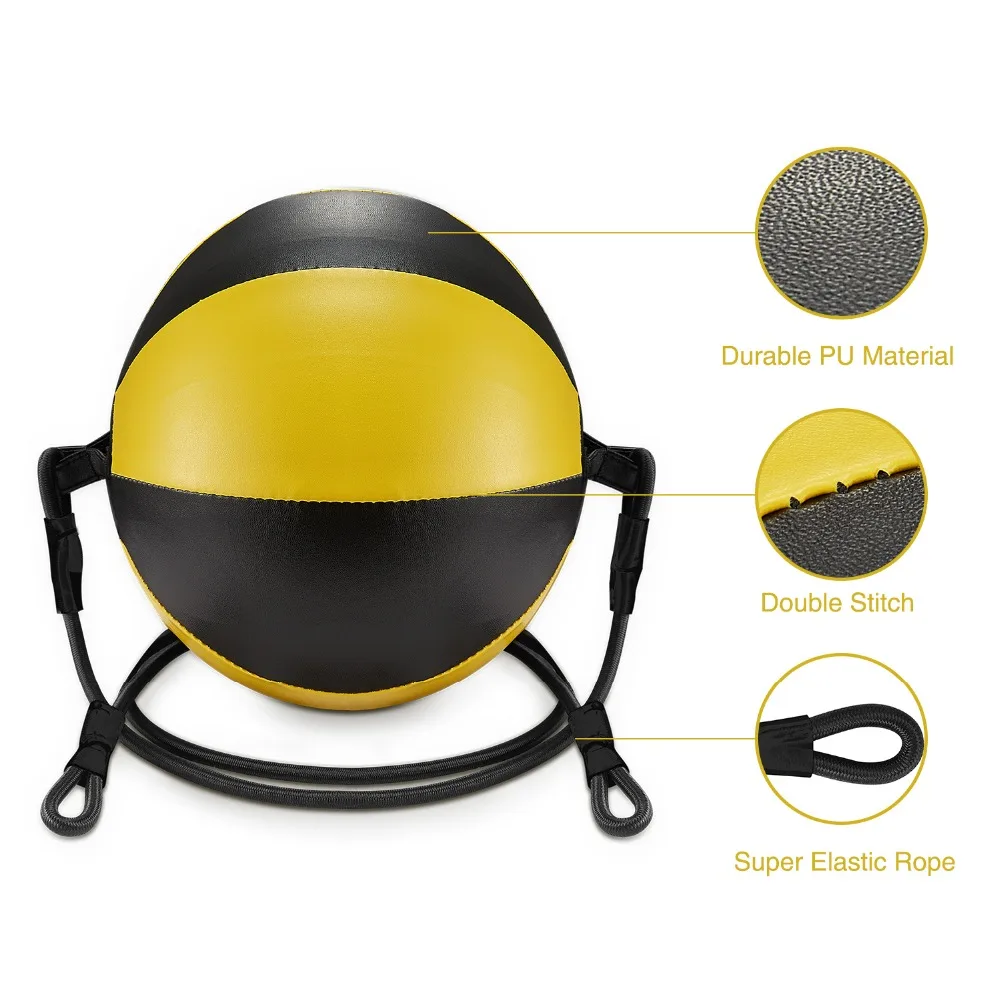 SKL Double End Speed Ball Leather Boxing Ball Include 2pcs Ring Locking Suitable for MMA, Fighting, Boxing Speed Training Ball SKL Double End Speed Ball Leather Boxing Ball Include 2pcs Ring Locking Suitable for MMA, Fighting, Boxing Speed Training Ball