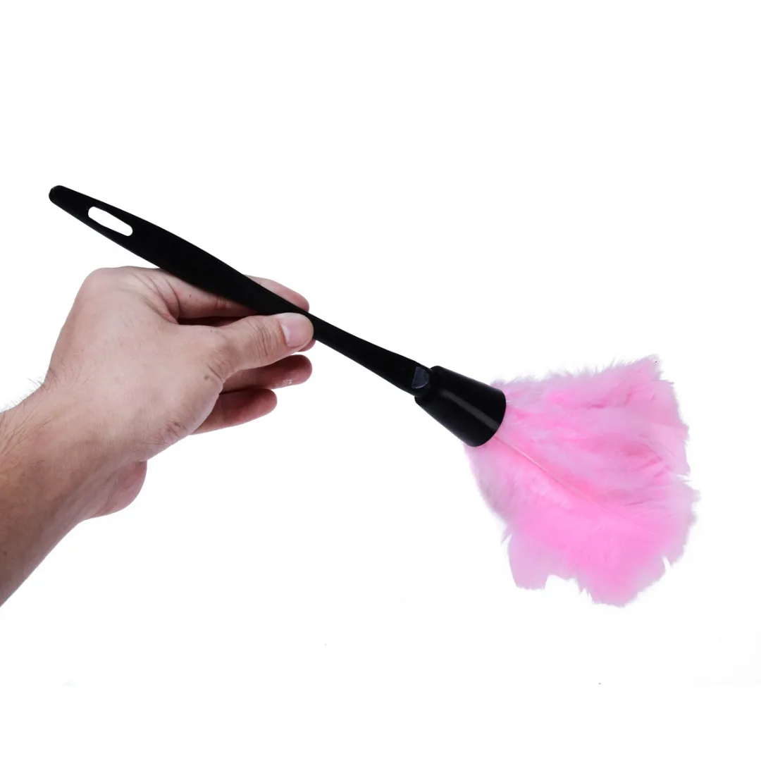 Feather Duster Multicolor Household Dusting Brush Furniture Cleaner