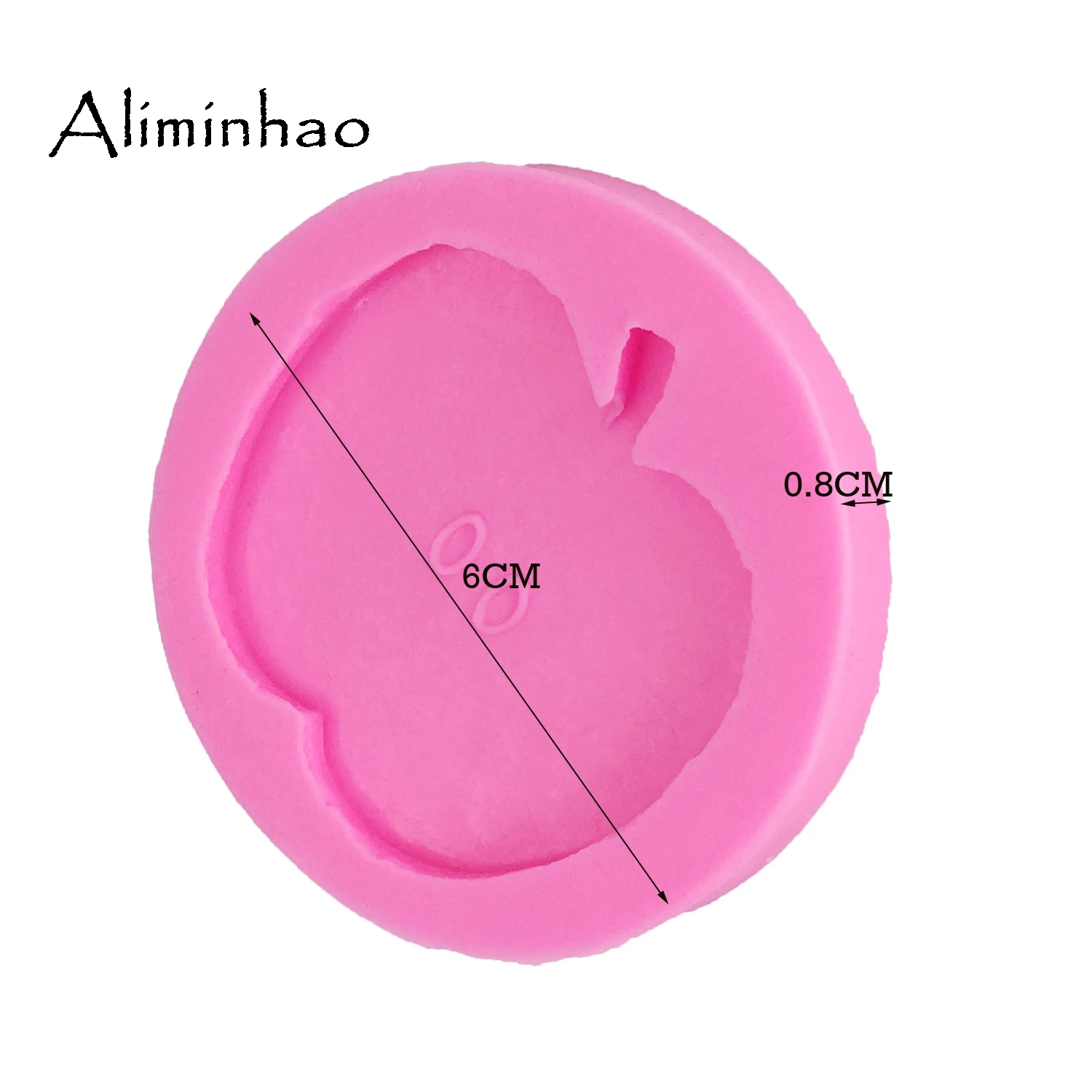 B1299 в форме яблока DIY полимерная глина форма для выпечки помадка силиконовая форма инструменты для украшения торта шоколадная мастика формы для выпечки