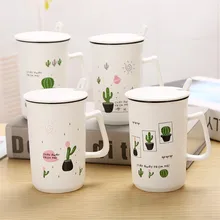 

Creative Cactus Plant Coffee Mug Large Capacity Heat-Resistant Breakfast Milk ,Tea Mug Drinkware Unique Gift