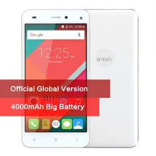 Глобальная версия ipro более 5.0 Смартфон Android 5.1 5.0 дюймов открыл мобильный телефон 4 ядра 1 г + 8 г 4000 мАч большой Батарея телефона