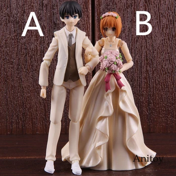 

Marry Figma EX-047 Bride EX-046 Bridegroom Figure Wedding PVC Action Collectible Model Toy