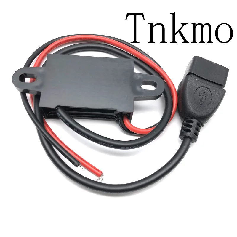 

step-down module USB car power DC5V 3A 5V buck power switch IN 7V-42V