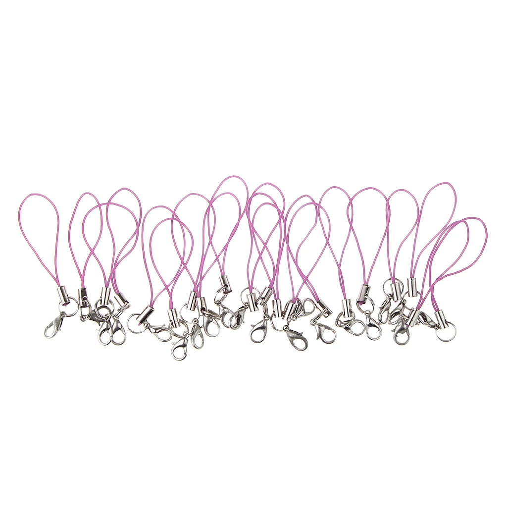 20pcs Universal Strap Lanyard For CellPhone Camera Keychain Pendant DIY Rope Handmade Jewelry Accessories DIY Craft Supplies