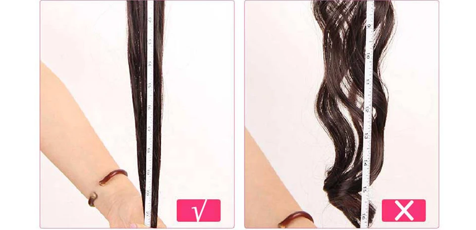 ao calor sintético extensão do cabelo natural