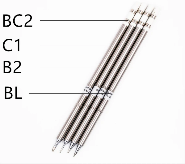 T12 наконечник для hakko T12-BC2 C1 BL B2 паяльник наконечники серии T12 паяльная станция FX-951 - Цвет: BC2 C1 B2 BL