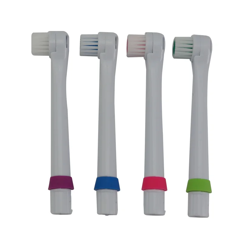 2PCs Electric Toothbrush Heads 2 Soft Bristles Neutral Package Best Rotation Type Electric Tooth Brush Head random color