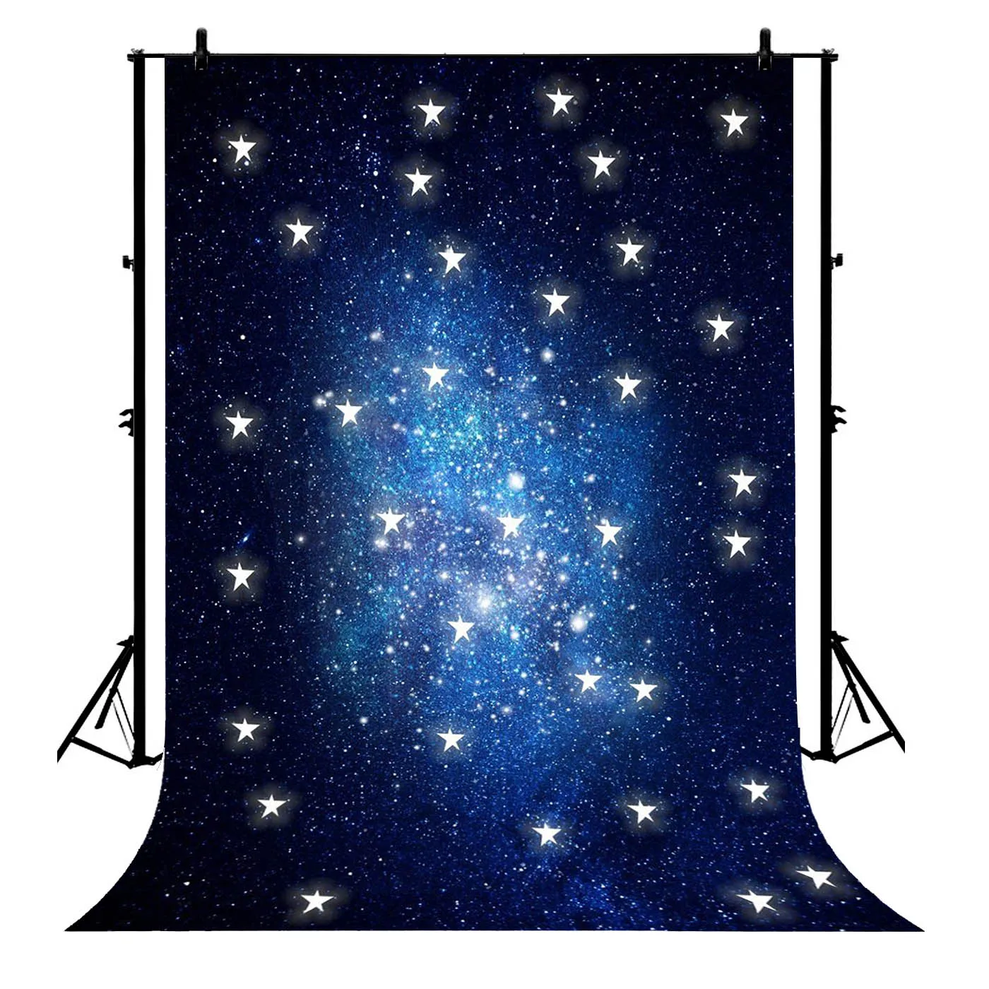 

5x7ft Night Starry Sky Polyester Photo Background Portrait Backdrop