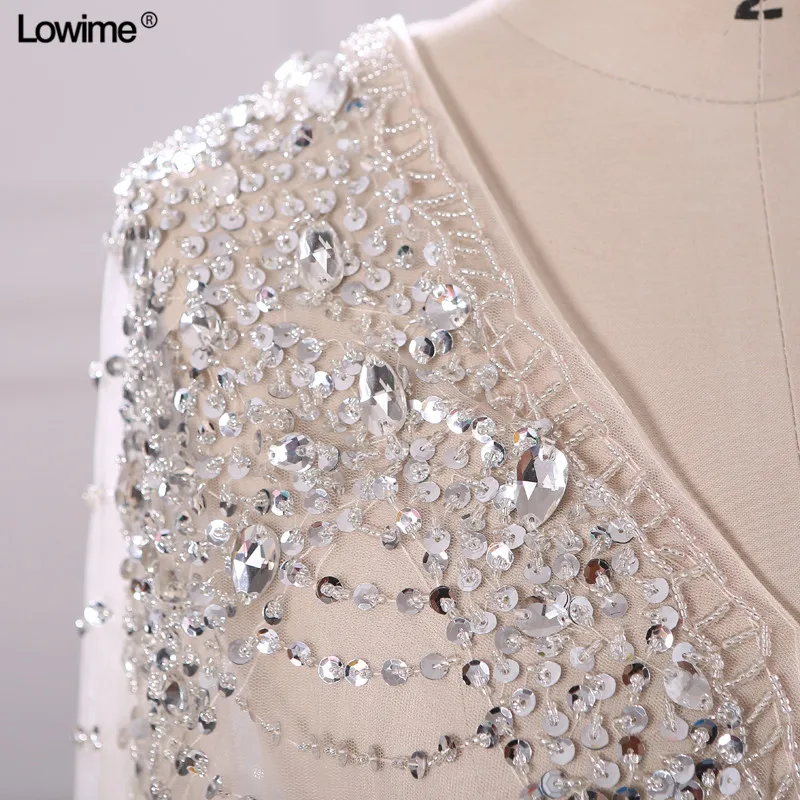 Sexy Women Wedding Jacket Full Beading Crystal Warp Long Sleeves Jackets Customized Warp Elegannt Jacket Women (4)