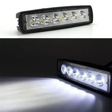 NOVA 4 18 w 6WD 7 polegada CONDUZIU a luz do trabalho LEVOU Bar lihgt para Motorycle  Trator  Barco  off Road  SUV  Tronco  SUV ATV 12 v Spot light LED CHIPs