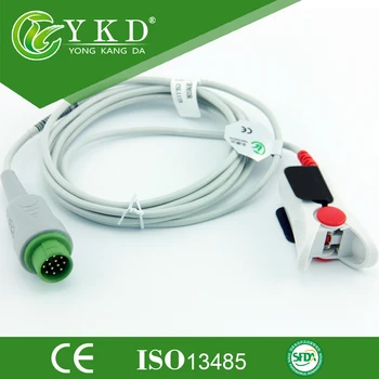 

Bruker SpO2 Sensor,heart rate finger clip sensor,12pin,3m/9ft for medical cable