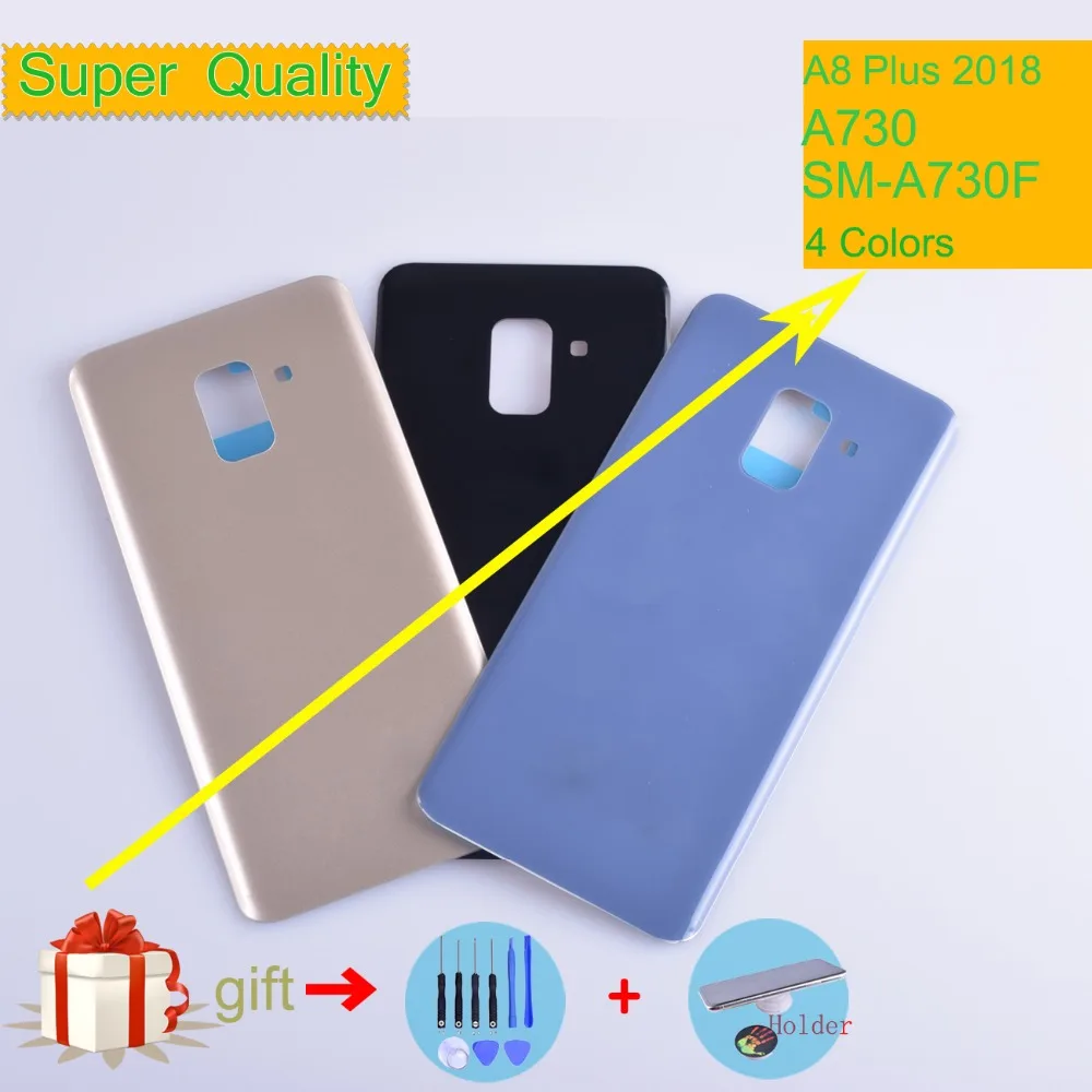 

For Samsung Galaxy A8+ Plus 2018 A730 SM-A730F A730DS A730F Housing Battery Cover Back Cover Case Rear Door Chassis Shell