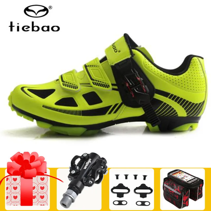 

Tiebao cycling shoes add SPD Pedal set sapatilha ciclismo mtb men sneakers self-locking chaussure vtt bicycle racing bike shoes