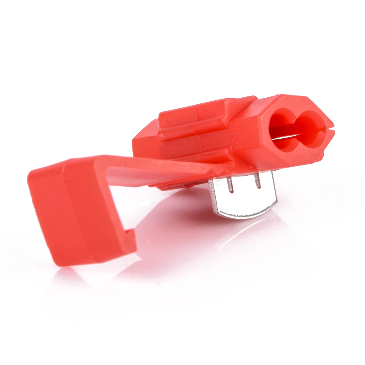 20pcs Mayitr Red Lock Quick Splice  Crimp Terminal Electrical Wire Connectors Kit Tool Set AWG 16-22