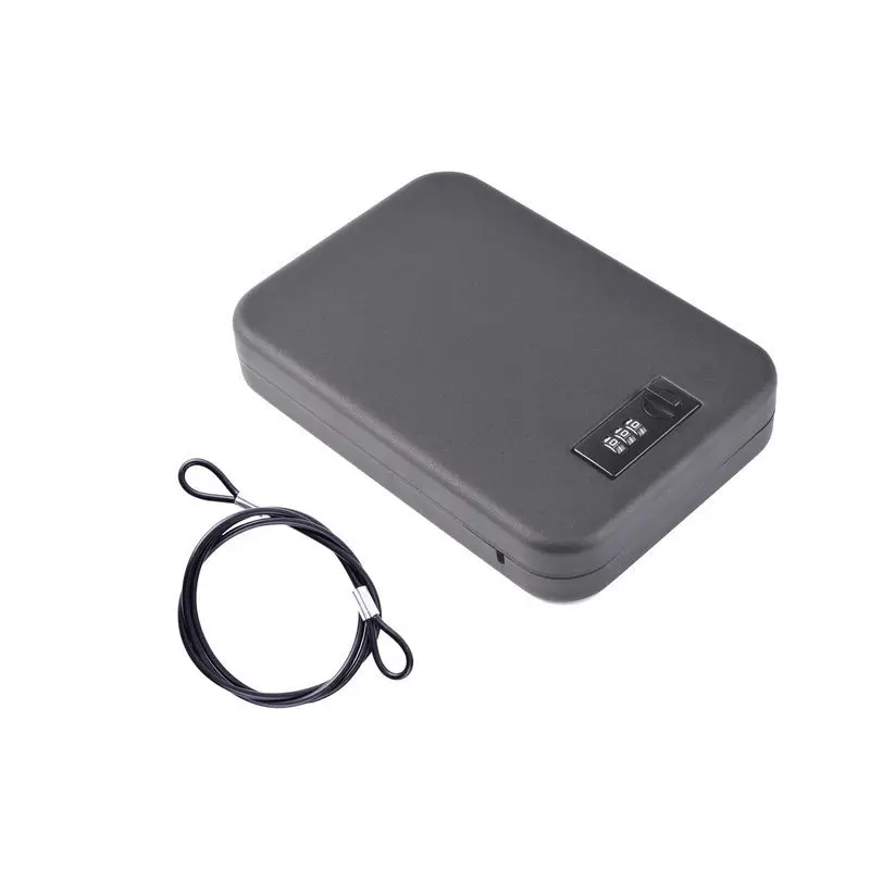 

Pistol Safe Box Strong TOOL Original Strong Box Security Money SECURITY BOX Cash Safe Box Saving Money Home Jewelry Storage Box