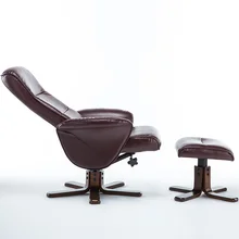 Leisure TV Recliner Chair Lounger Armchair Swivel Seat w/Ottoman Footstool For Living Room Furniture Bedroom Reclining Chair