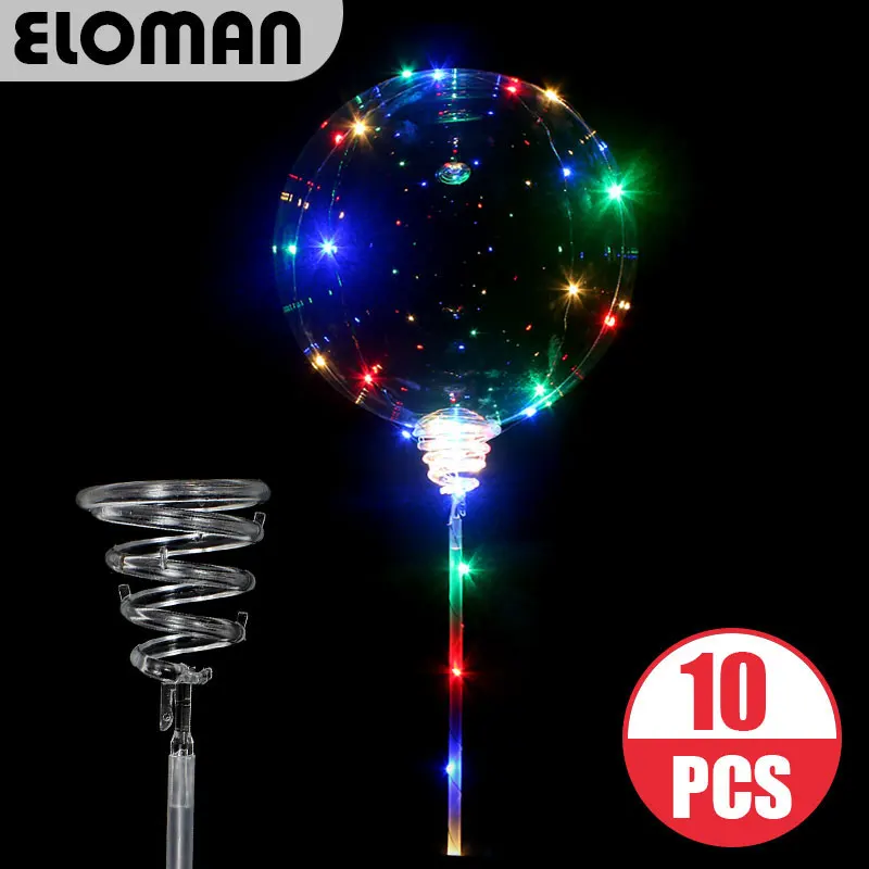 10 шт. светодиодные воздушные шары с палочкой 3 м|balloon with stick|balloon clearballoon balloon |
