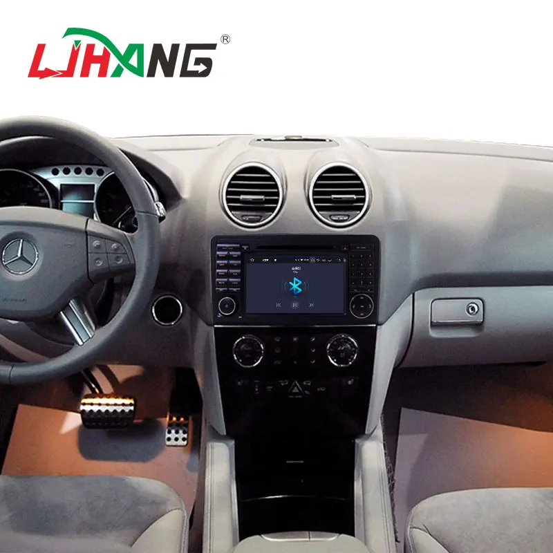 Flash Deal LJHANG Android 9.0 Car DVD GPS Player For Mercedes Benz ML/GL CLASS W164 ML350 ML500 2 Din Car Multimedia Radio WIFI Audio Auto 5