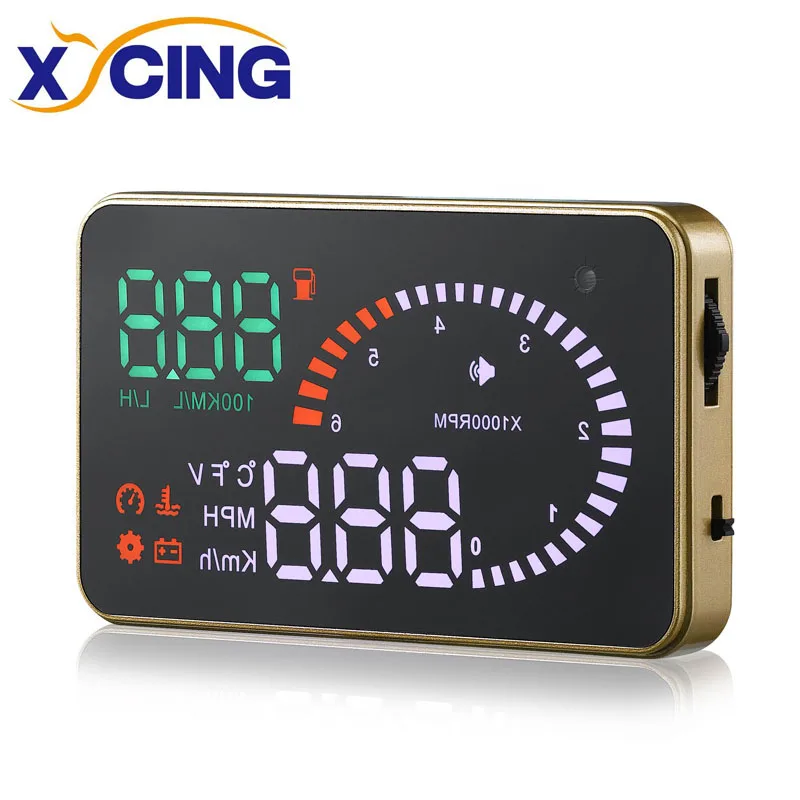 Проектор на лобовое стекло автомобиля XYCING X6 OBD2 и EUOBD цифровой измеритель скорости