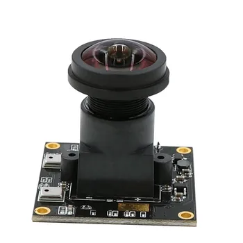 

Fisheye Wide View Angle 180 degree Star Light Low illumination 2MP 1080P Webcam UVC USB Camera Module with Microphone