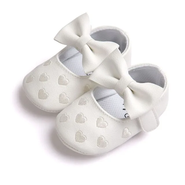 chausson en cuir fille