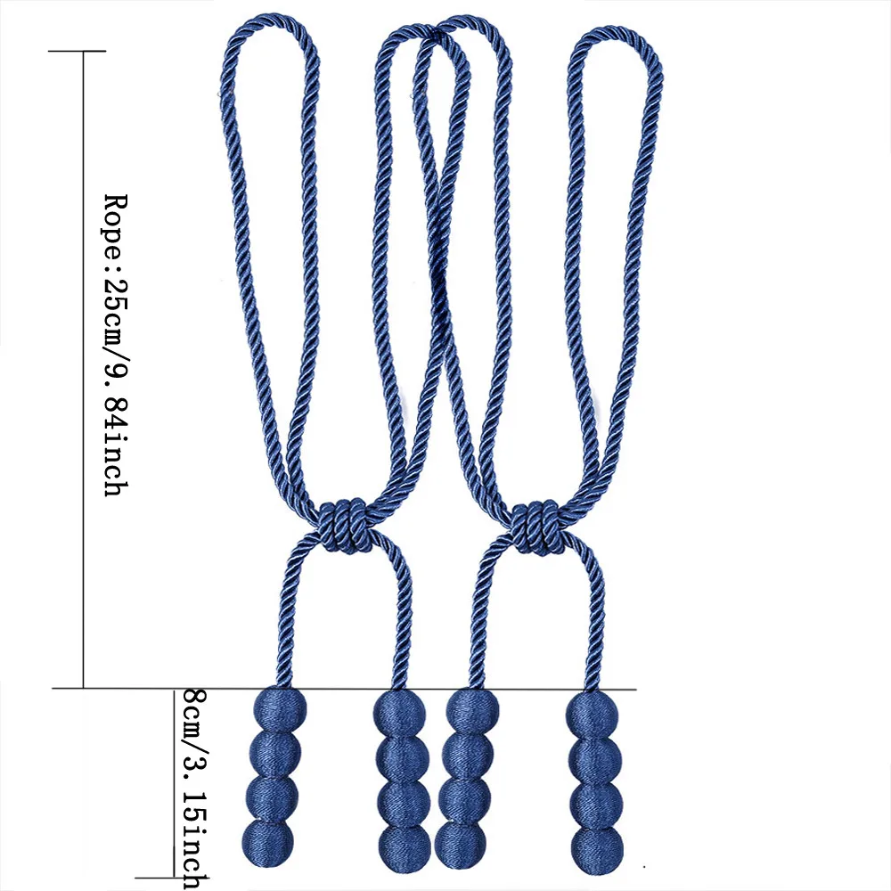 2 шт. веревка для оконных штор Tiebacks Tassel Binding Rope Tiebacks домашний декор 19Mar9 занавес веревка Tiebacks