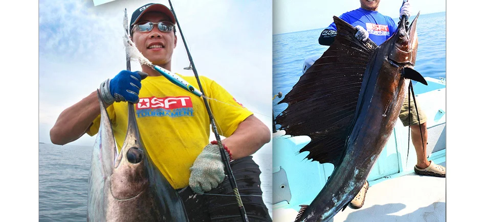Artesanal de Madeira Jogo Veleiro Flutuante Isca Lápis Popper Pesca Sailfish Sft Marca Xilang160mm 55g 23 de madeira lápis popper pesca isca sailfish sft marca
